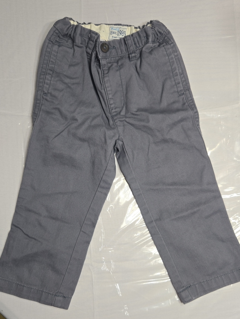 The Children's Place Gray Elastic-Waist Casual Pants, 2T